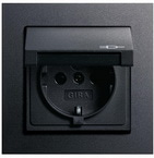 Gira E2 черный